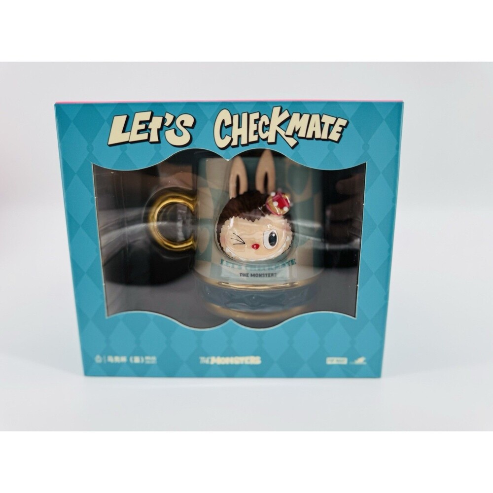 THE MONSTERS Let's Checkmate Series-Mug Labubu (Blue) - Popmart-US